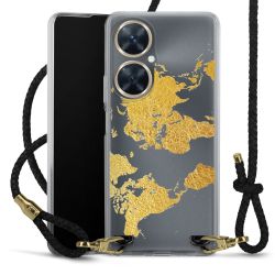 Carry Case Transparent Leather black/gold