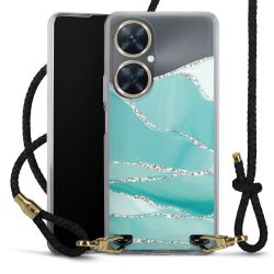 Carry Case Transparent Leather black/gold