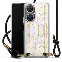 Carry Case Transparent Leather black/gold