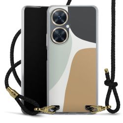 Carry Case Transparent Leather black/gold