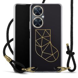 Carry Case Transparent Leather black/gold