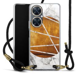 Carry Case Transparent Leather black/gold