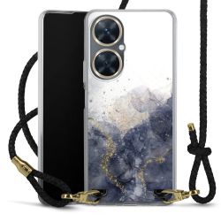 Carry Case Transparent Leather black/gold