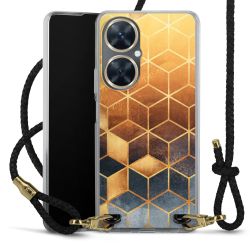 Carry Case Transparent Leather black/gold