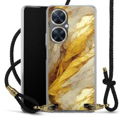 Carry Case Transparent Leather black/gold