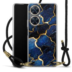 Carry Case Transparent Leather black/gold