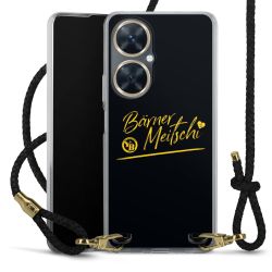 Carry Case Transparent Leather black/gold