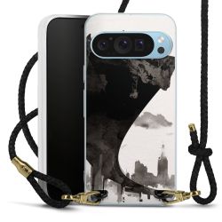 Carry Case Transparent Leather black/gold