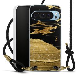 Carry Case Transparent Leather black/gold