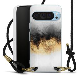 Carry Case Transparent Leather black/gold