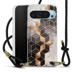 Carry Case Transparent Leather black/gold