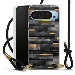 Carry Case Transparent Leather black/gold