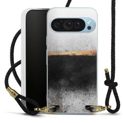 Carry Case Transparent Leather black/gold