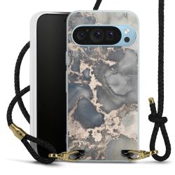 Carry Case Transparent Leather black/gold