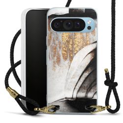 Carry Case Transparent Leather black/gold