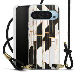 Carry Case Transparent Leather black/gold