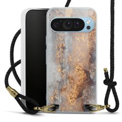 Carry Case Transparent Leather black/gold