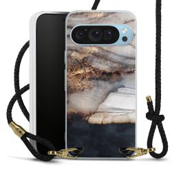 Carry Case Transparent Leather black/gold