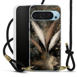 Carry Case Transparent Leather black/gold