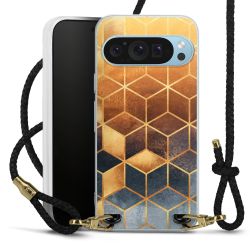 Carry Case Transparent Leather black/gold