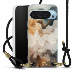 Carry Case Transparent Leather black/gold