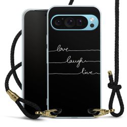 Carry Case Transparent Leather black/gold