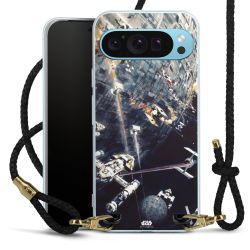 Carry Case Transparent Leather black/gold