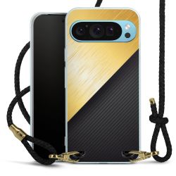 Carry Case Transparent Leather black/gold