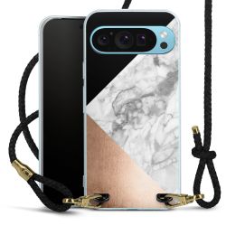 Carry Case Transparent Leather black/gold