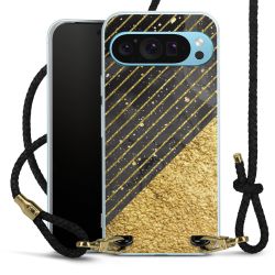 Carry Case Transparent Leather black/gold