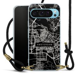 Carry Case Transparent Leather black/gold