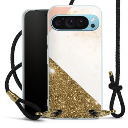 Carry Case Transparent Leather black/gold