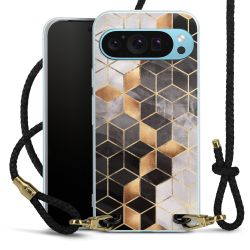 Carry Case Transparent Leather black/gold