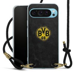 Carry Case Transparent Leather black/gold