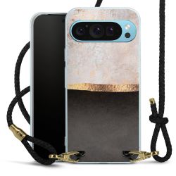 Carry Case Transparent Leather black/gold