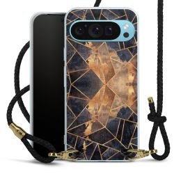 Carry Case Transparent Leather black/gold