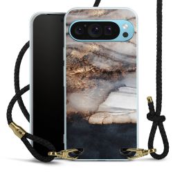 Carry Case Transparent Leather black/gold