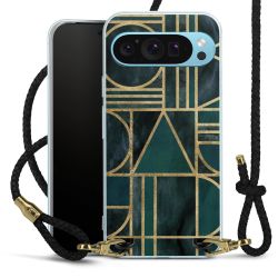 Carry Case Transparent Leather black/gold