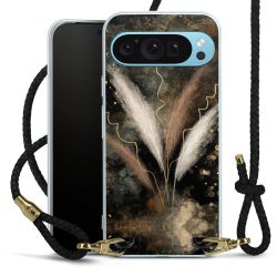 Carry Case Transparent Leather black/gold