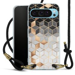 Carry Case Transparent Leather black/gold