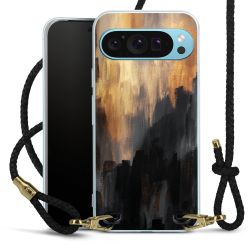 Carry Case Transparent Leather black/gold