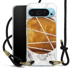 Carry Case Transparent Leather black/gold