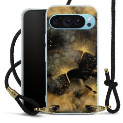 Carry Case Transparent Leather black/gold