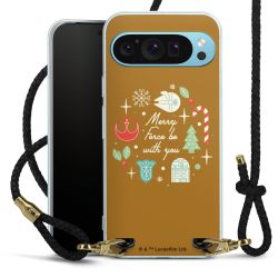 Carry Case Transparent Leather black/gold