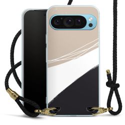 Carry Case Transparent Leather black/gold