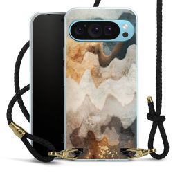 Carry Case Transparent Leather black/gold