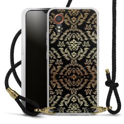 Carry Case Transparent Leather black/gold