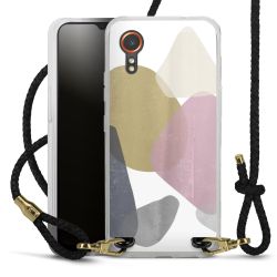 Carry Case Transparent Leather black/gold