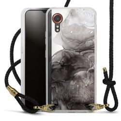 Carry Case Transparent Leather black/gold