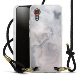 Carry Case Transparent Leather black/gold